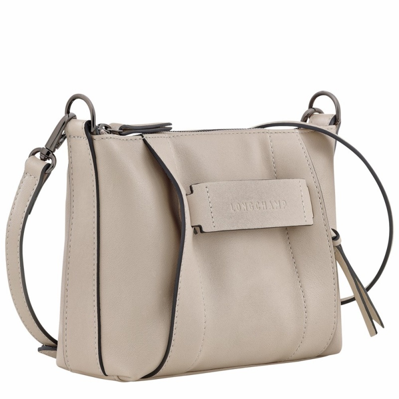 Beige Longchamp Longchamp 3D S Women's Crossbody Bags